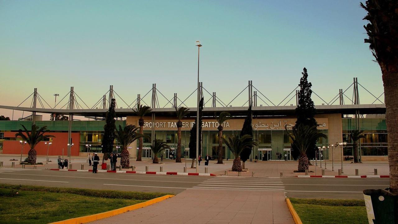 Arriving travelers at Tangier Airport preparing to reach the city center