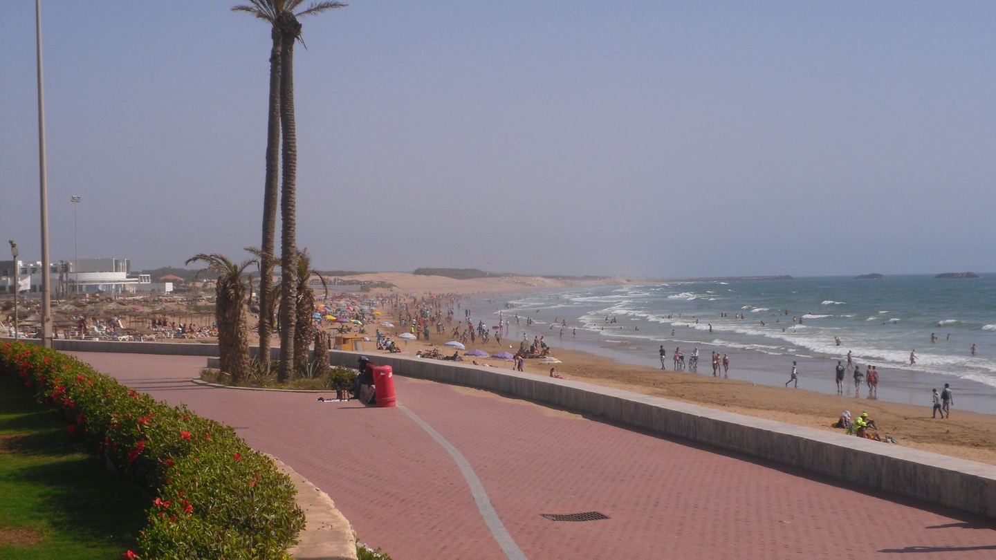 Travelers planning how to get to Agadir by bus