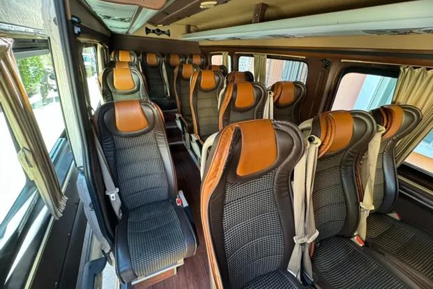 Comfortable premium bus seats for intercity travel in Morocco